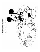Dot Mickey Mouse Disney Printable Pages Characters Coloring Pdf Dots Disneyclips Dottodot Link Cinderella Donald Duck sketch template