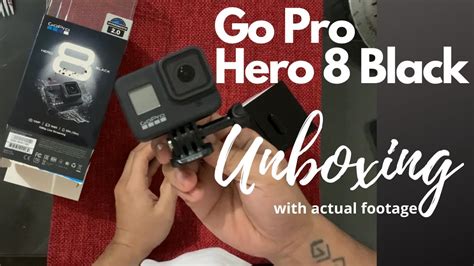 unboxing  pro hero  black  actual footage youtube
