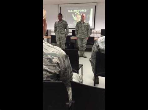 air force nco charge youtube