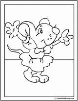 Mouse Coloring Pages Momma Print Kids Printable Mom Mother Colorwithfuzzy sketch template