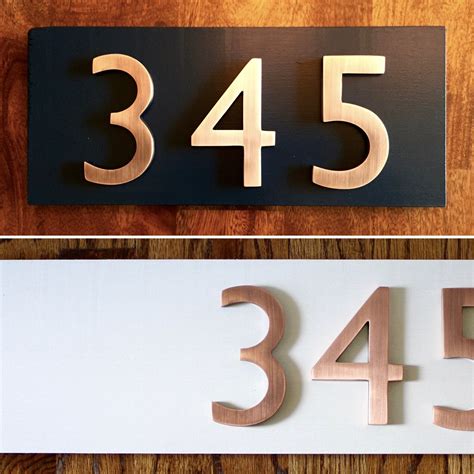 address plaque modern house numbers house number plaque house