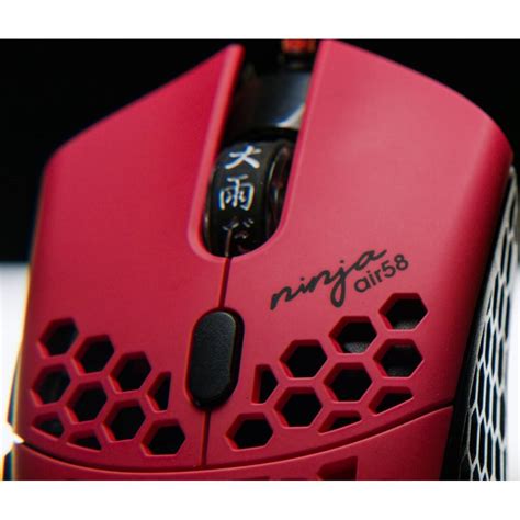 finalmouse air58 ninja wired gaming mouse cherry blossom red