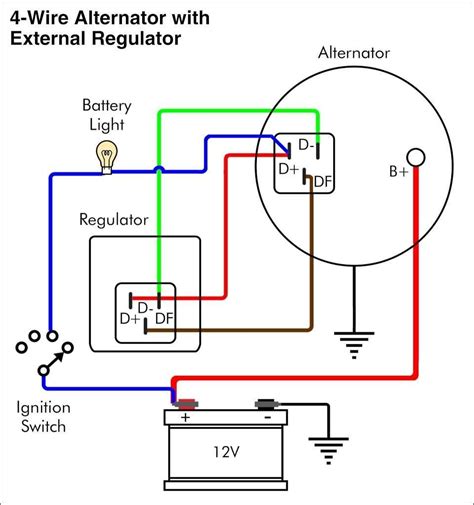 delco remy alternator wiring schematic
