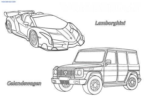 lamborghini coloring pages  printable coloring pages