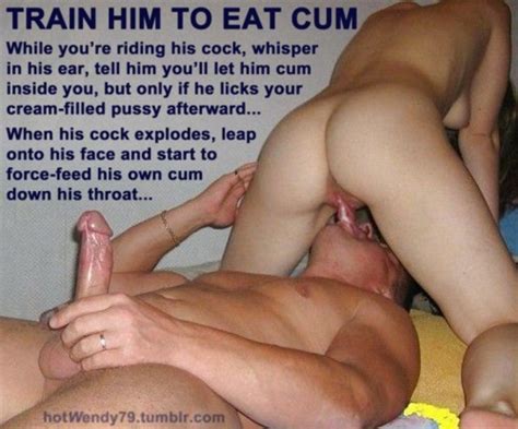 eat your cum or else