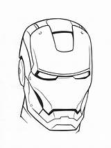 Iron Man Outline Drawing Head Drawings Coloring Paintingvalley sketch template