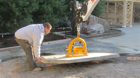 large granite pieces    requires careful handling