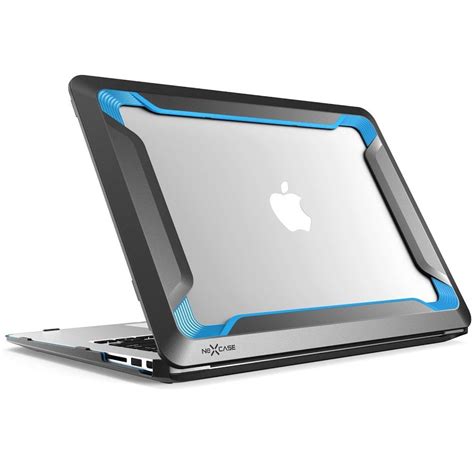 macbook air  case nexcase heavy duty dual layer hard case cover  tpu bumper  apple