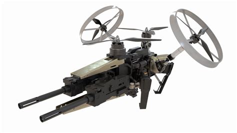 sci fi military drone vehicle cgtrader