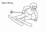 Jet Coloring Ski Pages Getdrawings Skiing sketch template