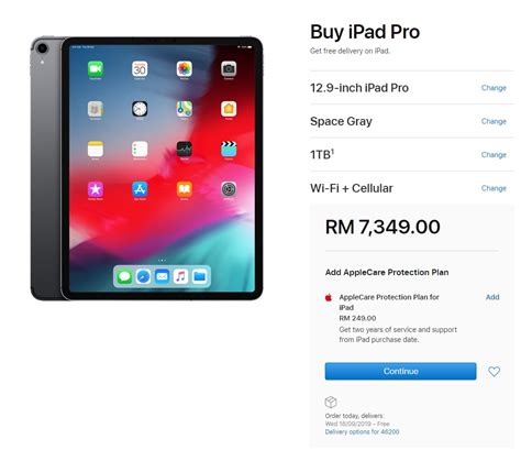 apple drops ipad pro tb price  rm soyacincau