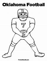 Coloring Pages Blazers Portland Trail Football Player Rocking Rumble Oklahoma Getcolorings Getdrawings sketch template
