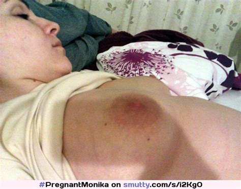 Pregnantmonika Pregnant Monika Week9 Tattoo Brunette Shorthair