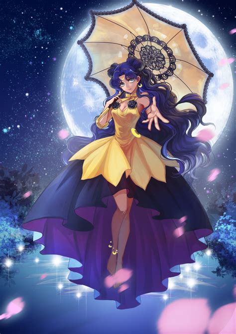 Douyougen Sailor Moon Luna Sailor Moon Cleavage Dress Feet See