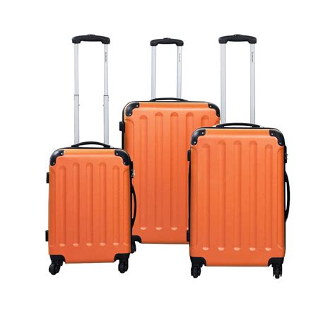 costway globalway  pcs luggage travel set bag abs trolley suitcase