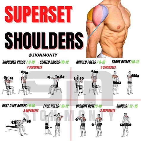 superset shoulders workout deltoid workout  shoulder workout gym workout tips