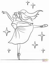 Coloring Ballerina Pages Beautiful Printable sketch template