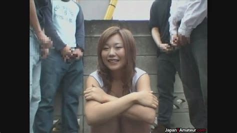 instantfap japanese girl getting bukkaked outdoors in a parking lot