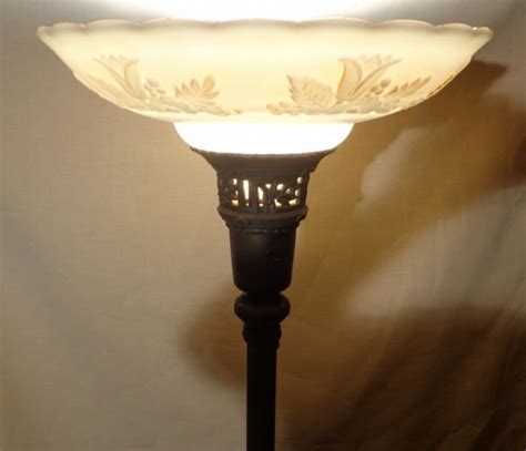 Glass Lamp Shades For Floor Lamps Cool Floor Lamps