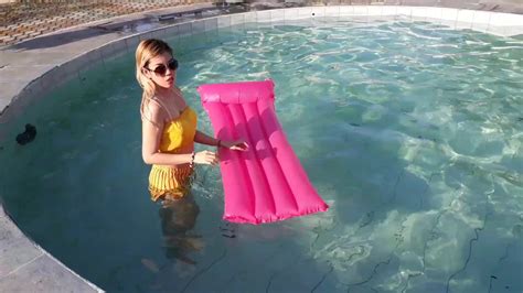 Sunbathing In The Pool ~ Summer Babe Hotmae ~ Queenbarbie Youtube