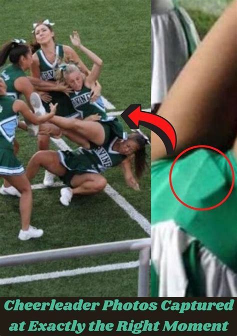 cheerleader photos captured at exactly the right moment funny facts