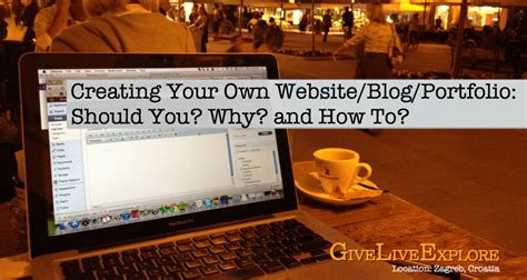 create   website blog  portfolio