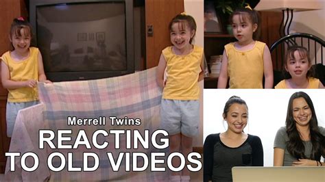 reacting to old videos 2 merrell twins youtube