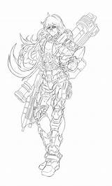 Rwby Lineart Armor Spartan Dishwasher1910 Wip Prelude sketch template