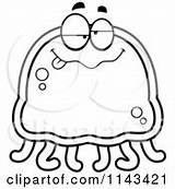 Drunk Jellyfish Clipart Vector Rf Illustrations Royalty Thoman Cory sketch template