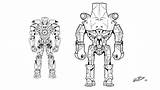 Pacific Jaegers sketch template