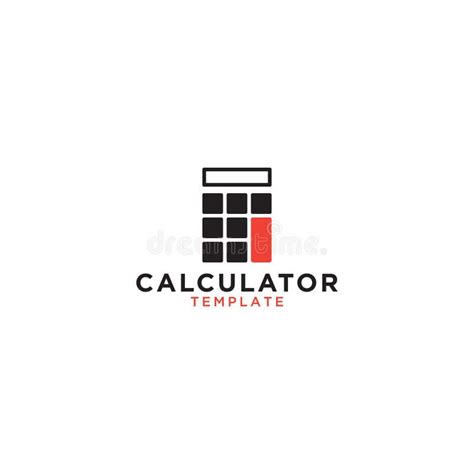 calculator graphic design template stock vector illustration  graphic maths