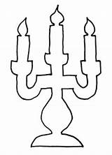 Candelabra Cliparts Library Clipart Line sketch template