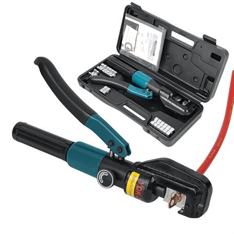 hand operated hydraulic crimping tool range  awg  awg  cable