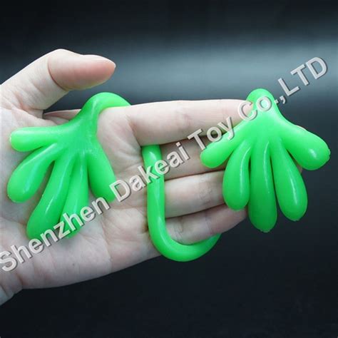 rubber sticky hand super flexible stretchy sticky grab toy buy sticky