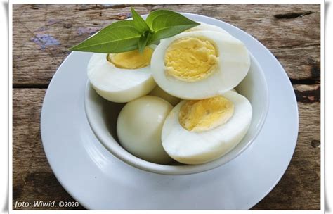 Telur Rebus Resep Masak Gampang Masak Apa Hari Ini