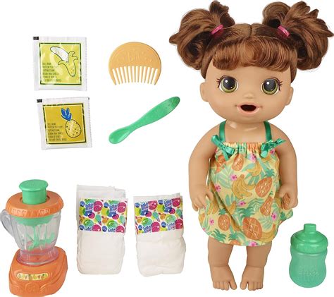 amazones baby alive magical mixer baby doll tropical treat  accesorios de licuadora