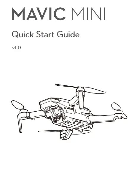 dji mavic mini drone user manual