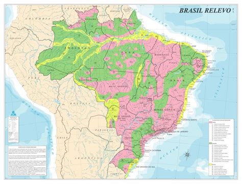brasil relevo bia mapas editora