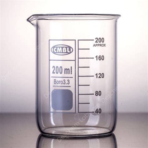 ml glass beakerlow form gg beakers  spout mouthchemistry labware  beaker