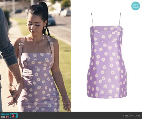 Wornontv Maddy’s Purple Daisy Print Dress On Euphoria Alexa Demie