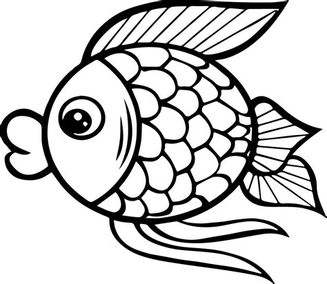 preschool coloring pages  worksheets coloringrocks fish