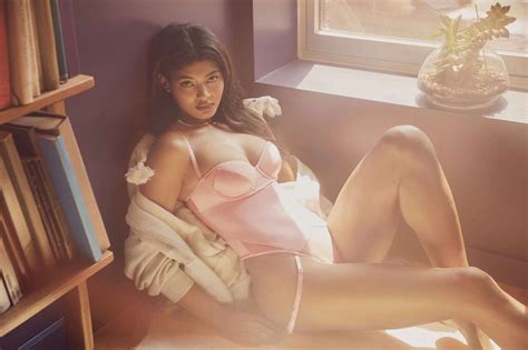 danielle herrington in sexy lingerie from frederick s of