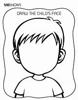 Face Coloring Blank Template Pages Printable Kids Printables Templates Create sketch template