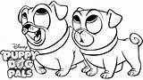Dog Pals Puppy Coloring Disney Pages Children Fun sketch template