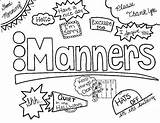 Manners Coloring Clipart School Ed Character Pages Worksheets Sheets Color Teacherspayteachers Ways Falcone Stacy Perseverance Adult Grade Created Teaching Clipground sketch template