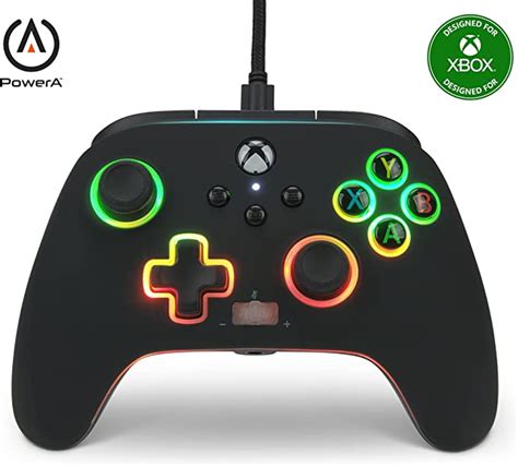 power spectra infinity enhanced wired controller  xbox series xs gamepad wired video