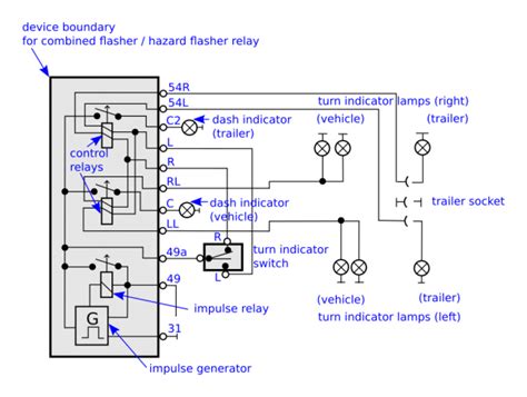 flasher relay diagram