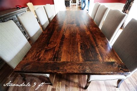 reclaimed wood dining tables kleinburg ontario epoxy