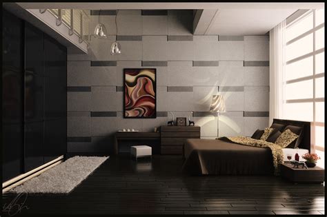 gambar desain interior kamar tidur utama minimalis  mewah gambar