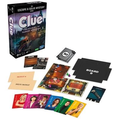 clue board game treachery  tudor mansion escape room game target
